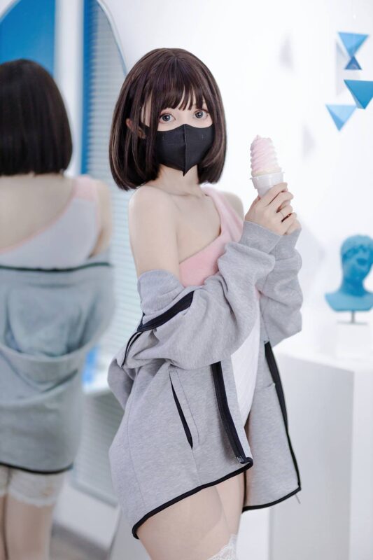 洛桑w伊梓 NO.017 – 甜筒[40P/261MB]-无料摄影圈