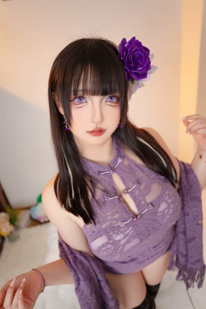 神楽板真冬 NO.265 – 紫色心情[75P/2V/477MB]插图2