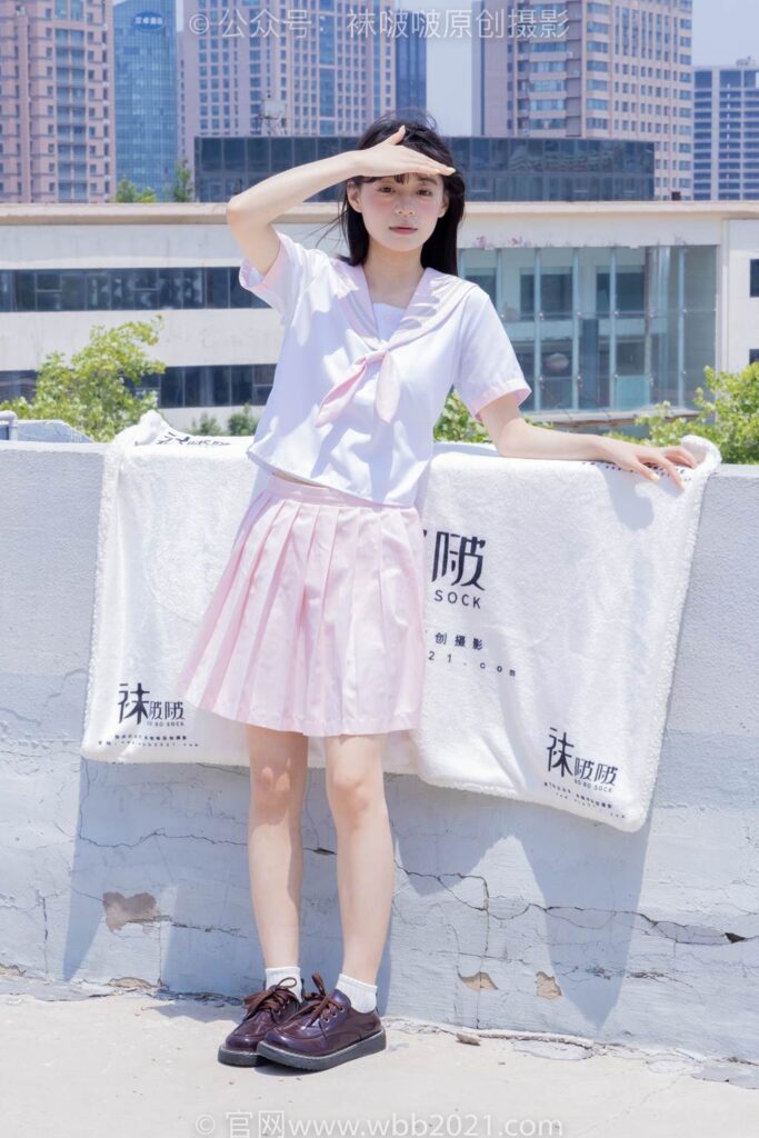 [BoBoSocks袜啵啵]NO.399 糯米-皮鞋、白棉袜、jk制服[145P/1V/6.34GB]插图1