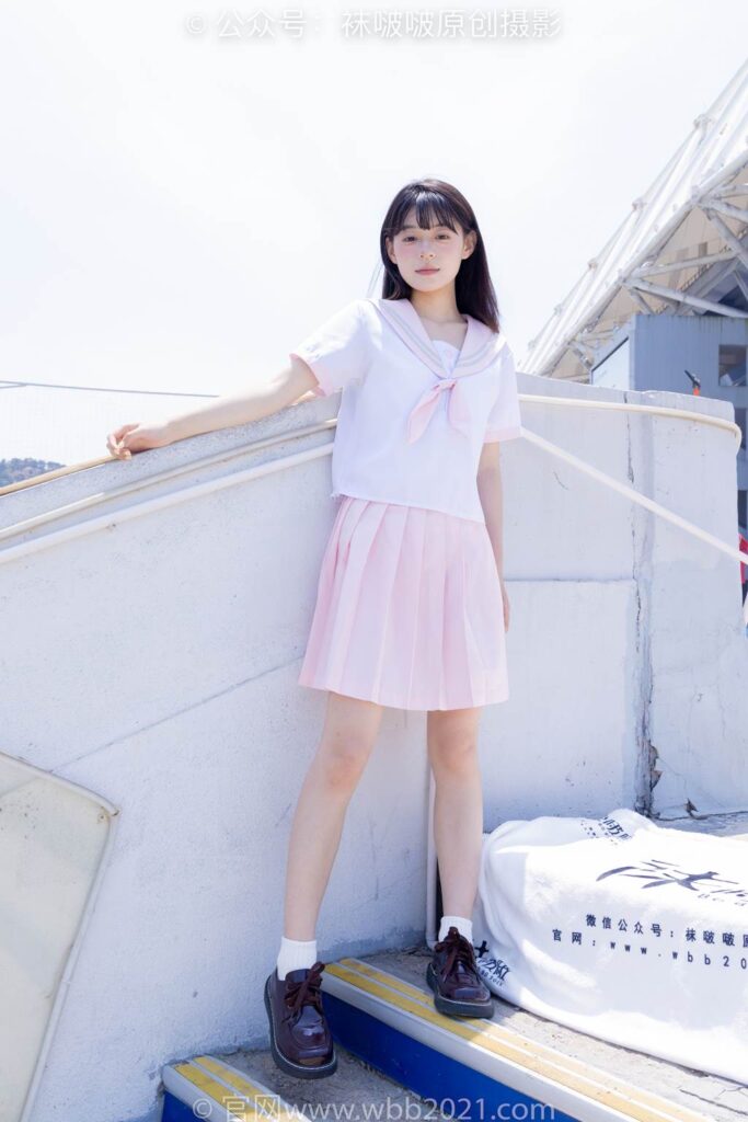 [BoBoSocks袜啵啵]NO.399 糯米-皮鞋、白棉袜、jk制服[145P/1V/6.34GB]插图2