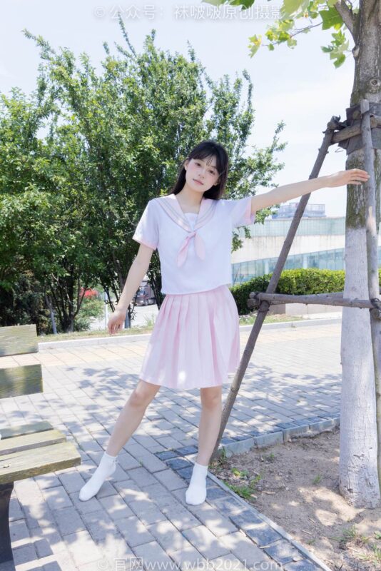 [BoBoSocks袜啵啵]NO.399 糯米-皮鞋、白棉袜、jk制服[145P/1V/6.34GB]-无料摄影圈