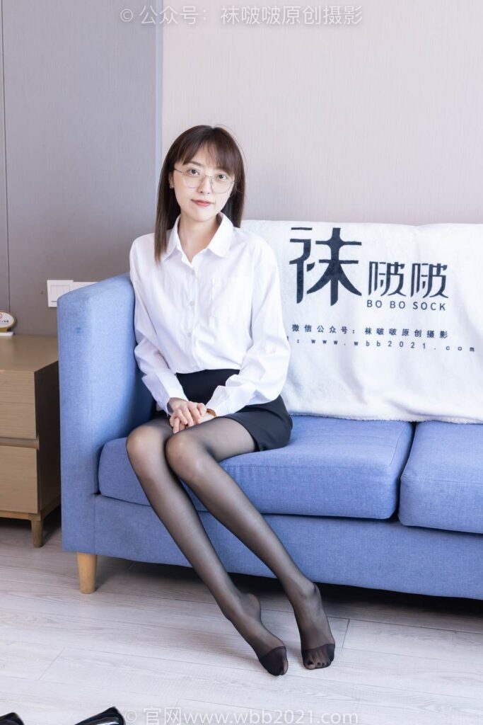 [BoBoSocks袜啵啵]NO.419 稚予-高跟鞋、黑丝、短肉丝、ol风[142P/1V/5.69GB]插图2