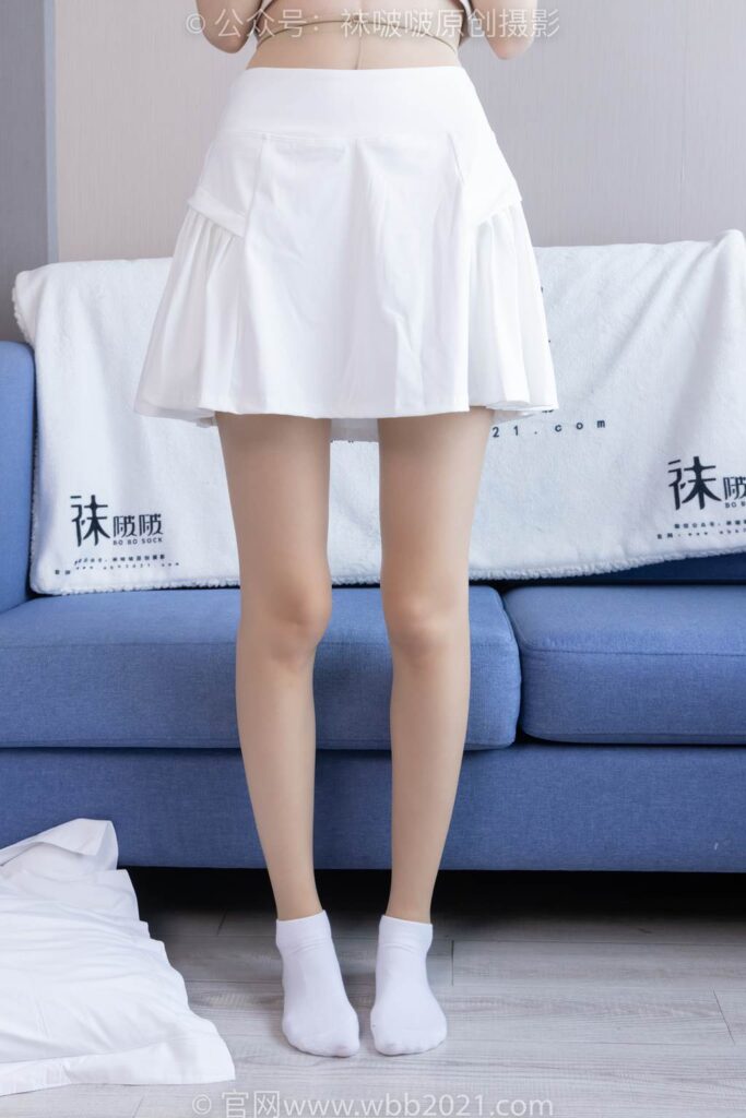 [BoBoSocks袜啵啵]NO.424 稚予-运动鞋、白棉袜、肉丝、腰丝[140P/1V/5.73GB]插图3