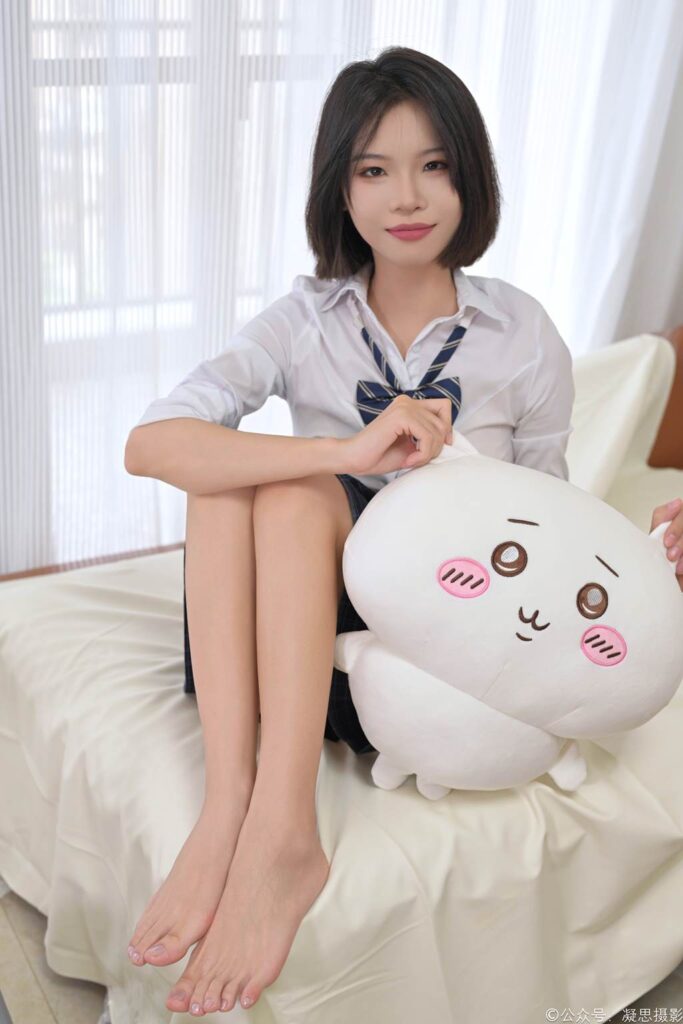 凝思摄影 NO.011 小睿-JK制服、过膝袜、玛丽珍鞋[135P/1V/2.89GB]插图