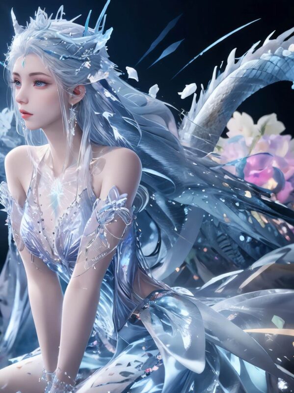 AI绘画 813 雪女[40P/193M]-无料摄影圈