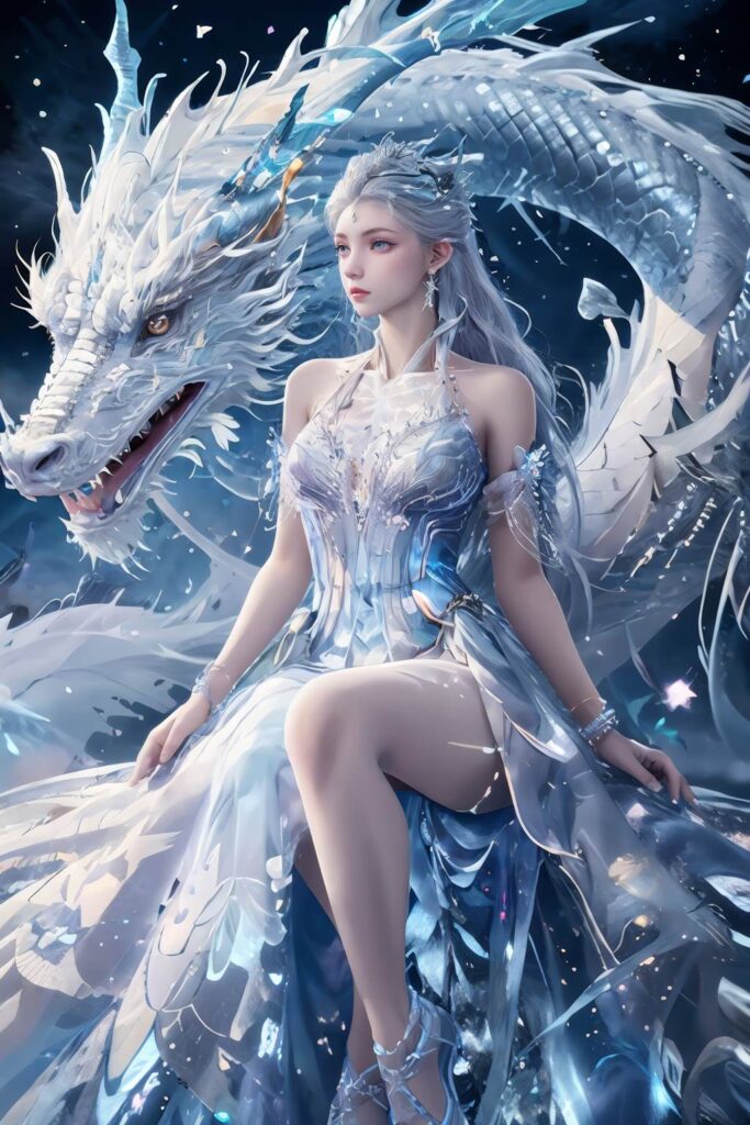 AI绘画 813 雪女[40P/193M]插图2