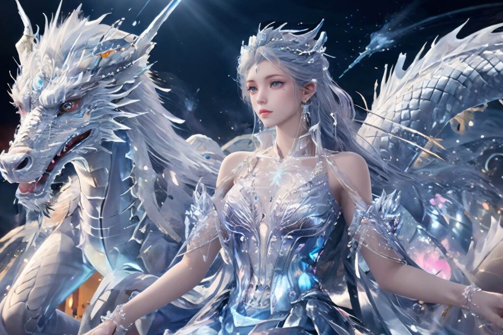 AI绘画 813 雪女[40P/193M]插图3