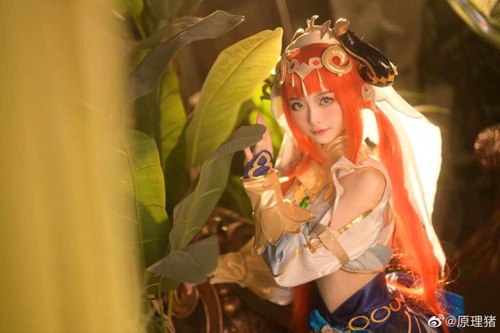 白莉爱吃巧克力 NO.006 – 原理猪 原神-妮露[10P/416MB]插图3