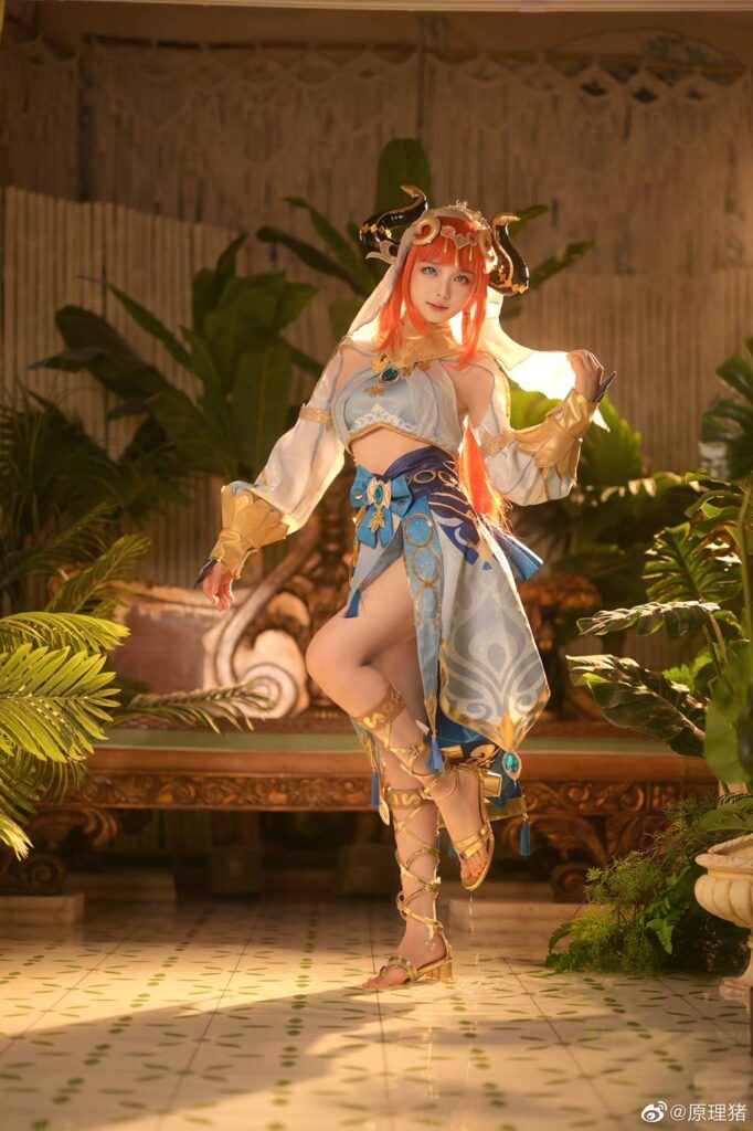 白莉爱吃巧克力 NO.006 – 原理猪 原神-妮露[10P/416MB]插图