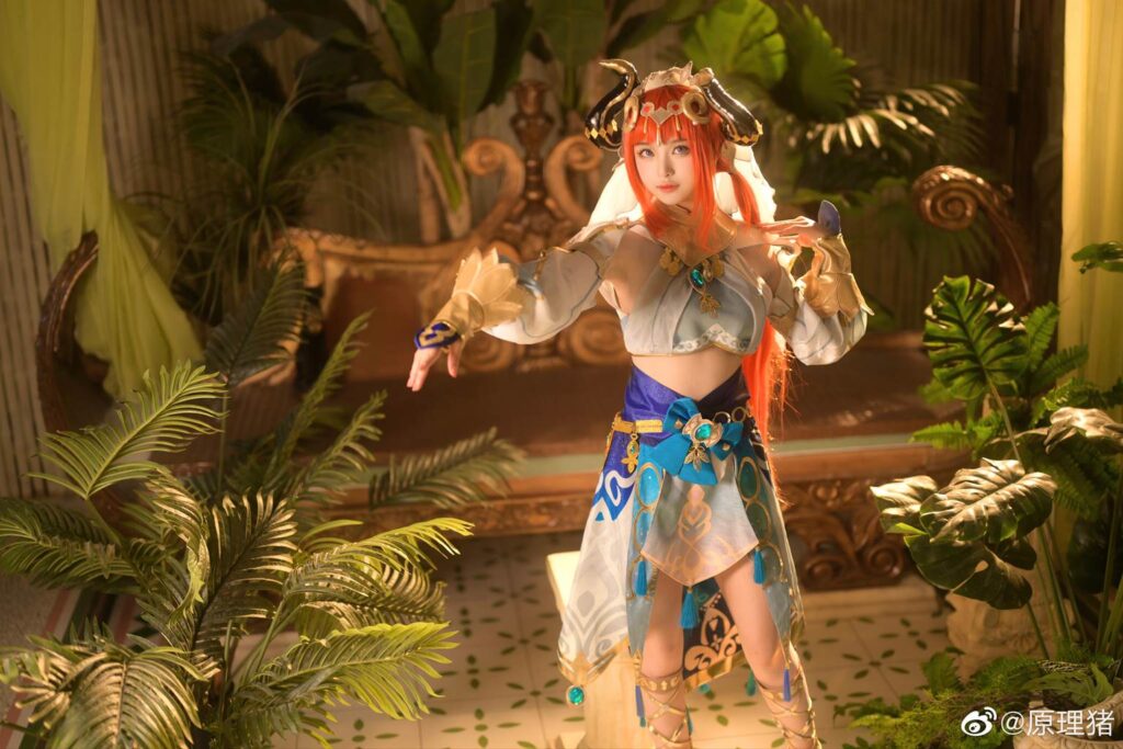 白莉爱吃巧克力 NO.006 – 原理猪 原神-妮露[10P/416MB]插图2