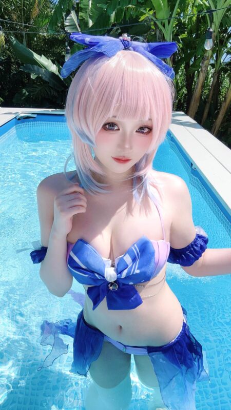 Yuki亭 NO.020 - 2024冲绳夏日自拍册 心海泳装[11P/68MB]-无料摄影圈