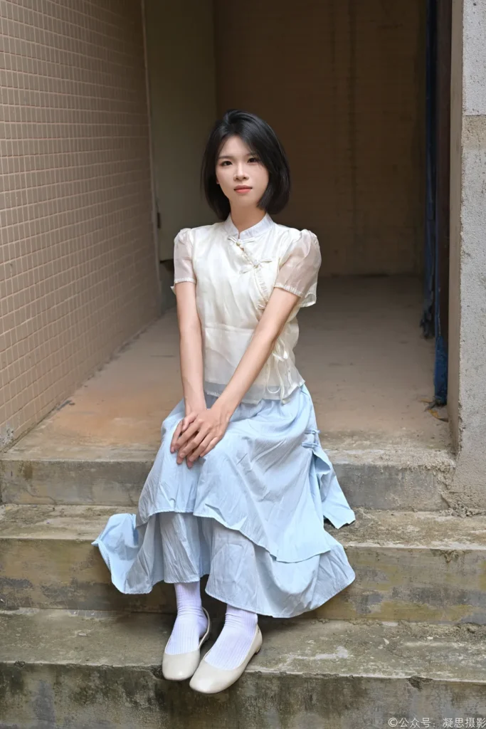 凝思摄影 NO.020 小睿-长裙、短白袜、平底鞋[130P/1V/4.20GB]插图1