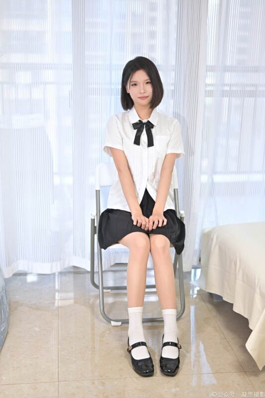 凝思摄影 NO.028 小睿-制服、连裤肉丝、短白袜、小皮鞋[142P/1V/4.08GB]-无料摄影圈