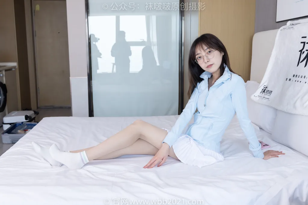 [BoBoSocks袜啵啵]NO.454 稚予-白棉袜、肉丝、板鞋[150P/1V/6.85GB]插图1