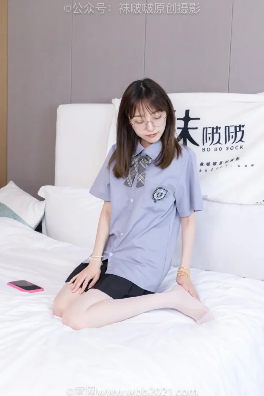 [BoBoSocks袜啵啵]NO.460 稚予-JK制服、皮鞋、帆布鞋、薄白丝[163P/1V/7.15GB]-无料摄影圈