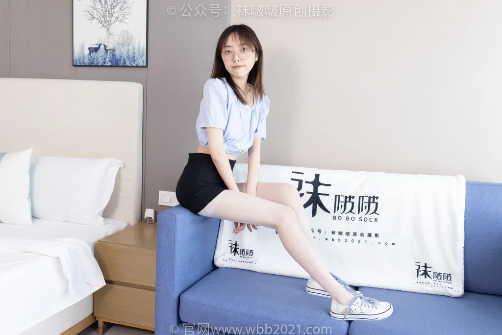 [BoBoSocks袜啵啵]NO.467 稚予-板鞋、白丝[150P/1V/6.72GB]插图2
