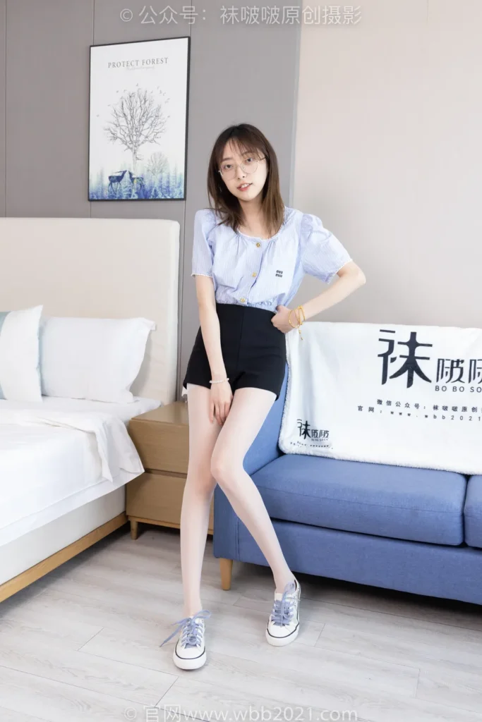 [BoBoSocks袜啵啵]NO.467 稚予-板鞋、白丝[150P/1V/6.72GB]插图1