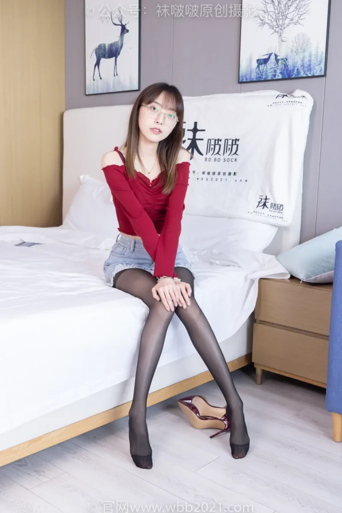 [BoBoSocks袜啵啵]NO.473 稚予-高跟鞋、黑丝、挑鞋[140P/1V/5.25GB]插图