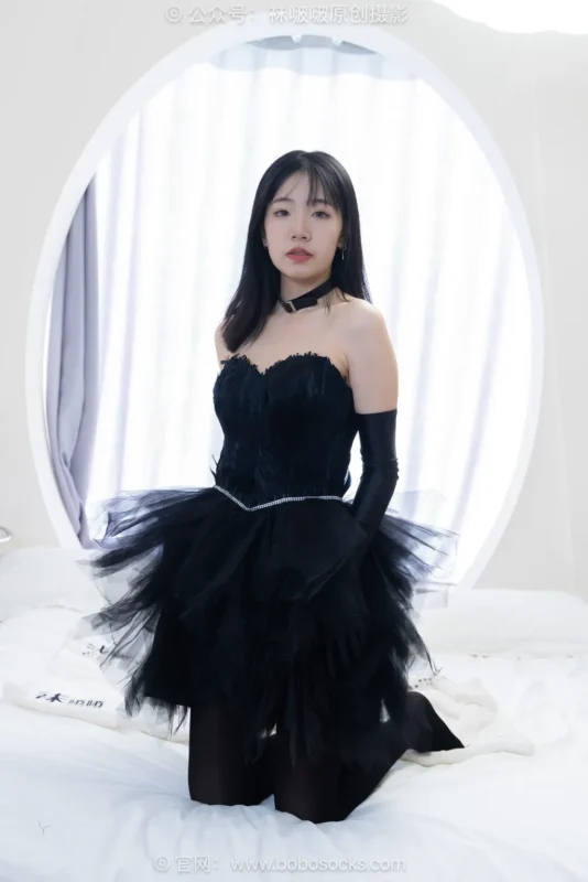 [BoBoSocks袜啵啵]NO.487 小甜豆 高跟鞋、油亮厚黑丝、黑色丝手套[145P/1V/5.59GB]-无料摄影圈