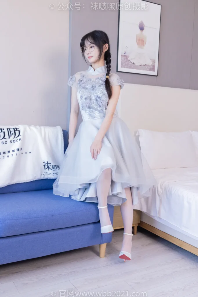 [BoBoSocks袜啵啵]NO.512 甜甜圈-高跟鞋、油亮薄白丝、袜踩奶油蛋糕剧情[143P/1V/6.31GB]插图3