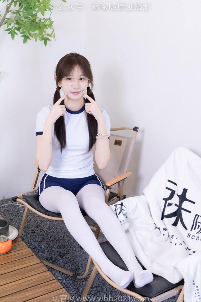 [BoBoSocks袜啵啵]NO.562 香菜-体操服、皮鞋、厚白丝[145P/1V/6.31GB]插图1
