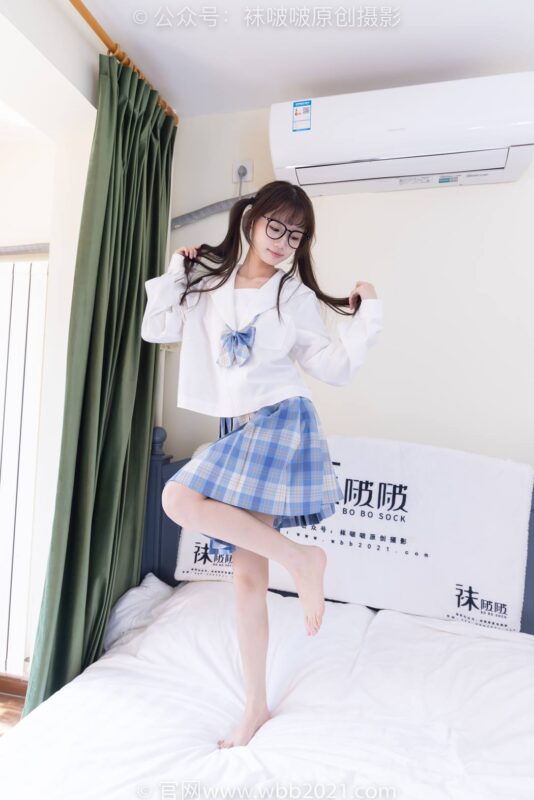 [BoBoSocks袜啵啵]NO.578 甜甜圈-高跟鞋、薄黑丝、薄白丝小腿袜、裸足、jk制服[149P/1V/5.92GB]-无料摄影圈