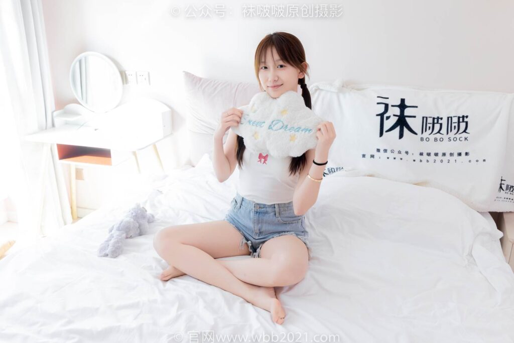 [BoBoSocks袜啵啵]NO.582 香菜-高跟鞋、厚白丝、裸足[152P/1V/5.82GB]插图