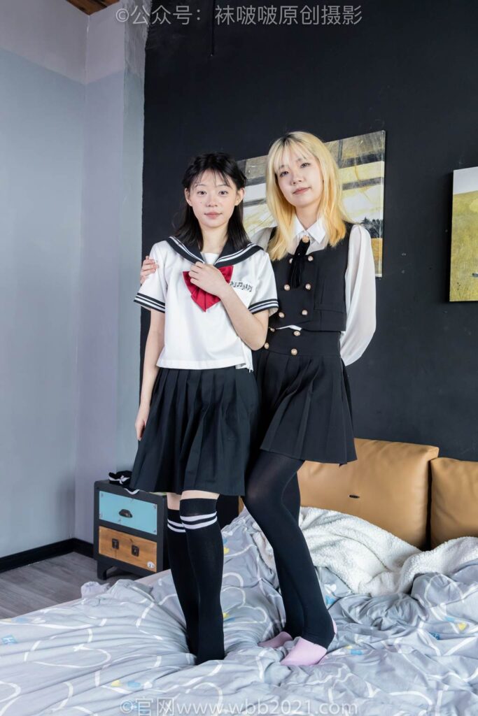 [BoBoSocks袜啵啵]NO.600 小甜豆&糯米-皮鞋、马丁靴、小熊拖鞋、过膝棉袜[160P/1V/8.48GB]插图