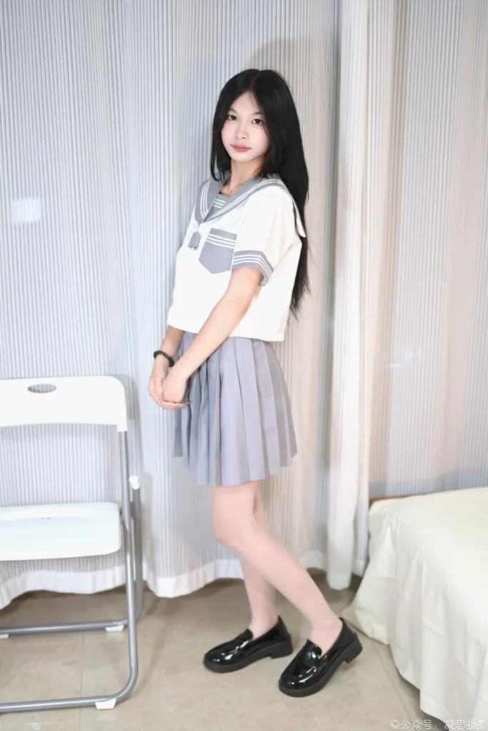 凝思摄影 NO.038 沅沅-jk制服、连裤白丝、小皮鞋[148P/1V/5.44GB]插图3