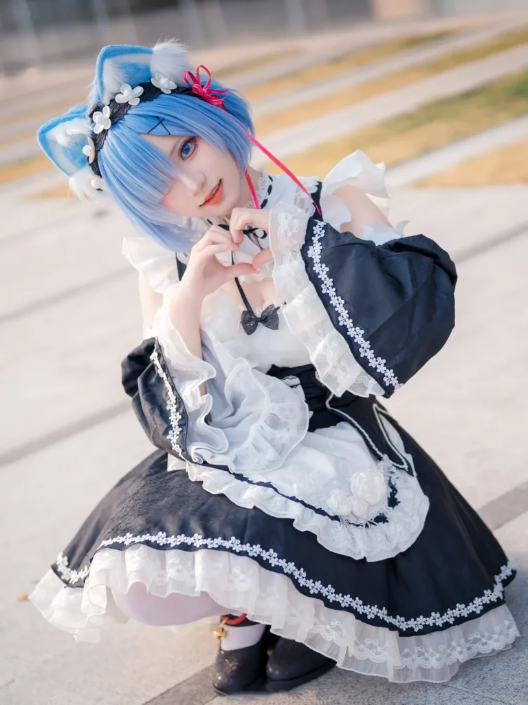 花柒Hana NO.042 – 萤火虫动漫嘉年华 猫猫蕾姆[107P/1V/889MB]插图2