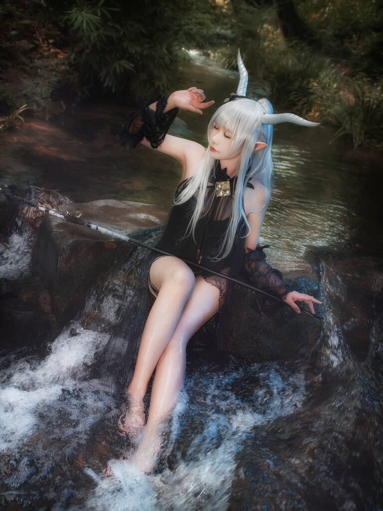 麻花麻花酱 NO.090- 明日方舟 闪灵泳装[20P/254MB]插图1