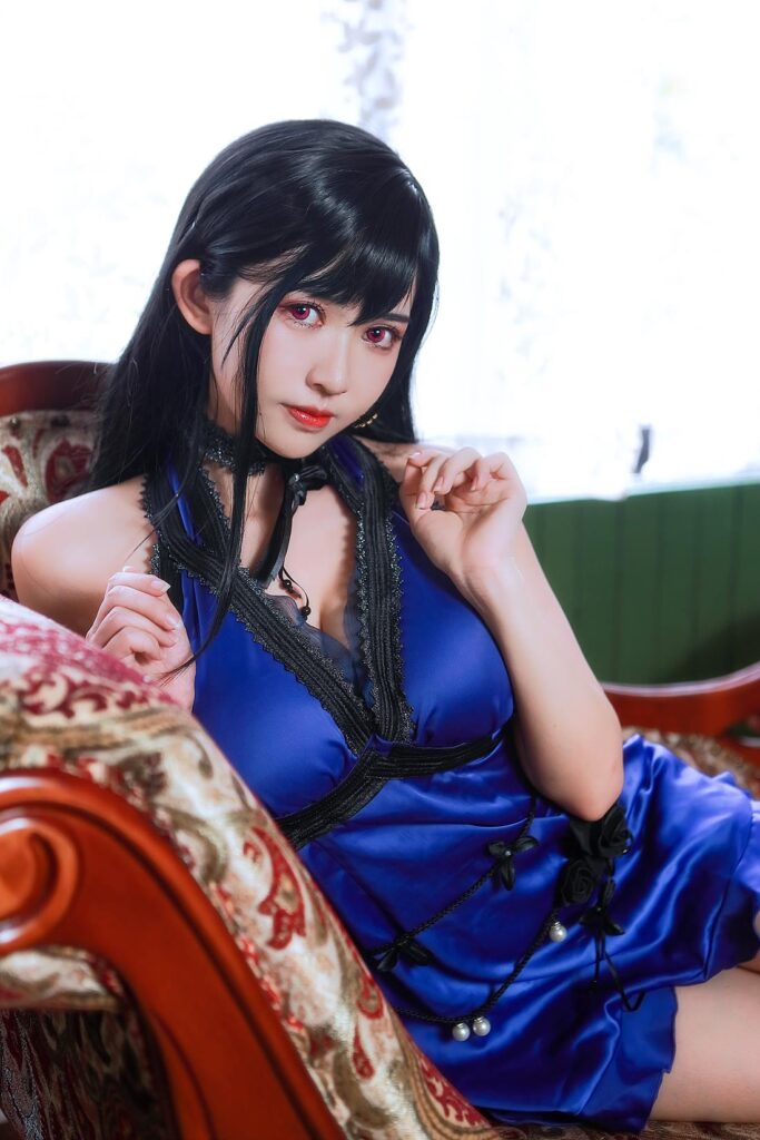 鳗鱼霏儿 NO.080 – 蒂法礼服[38P/805MB]插图1