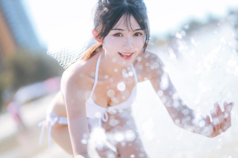 鳗鱼霏儿 082 海边[46P/675MB]-无料摄影圈