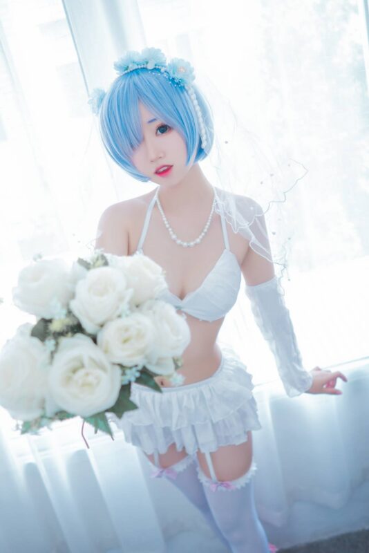 猫君君MaoJun NO.021 - 蕾姆内衣花嫁[41P/178MB]-无料摄影圈