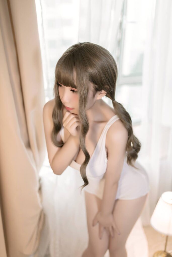 貓田聖奈奈(桃之啾啾) NO.006 – 白色死库水[9P/25.6MB]插图2