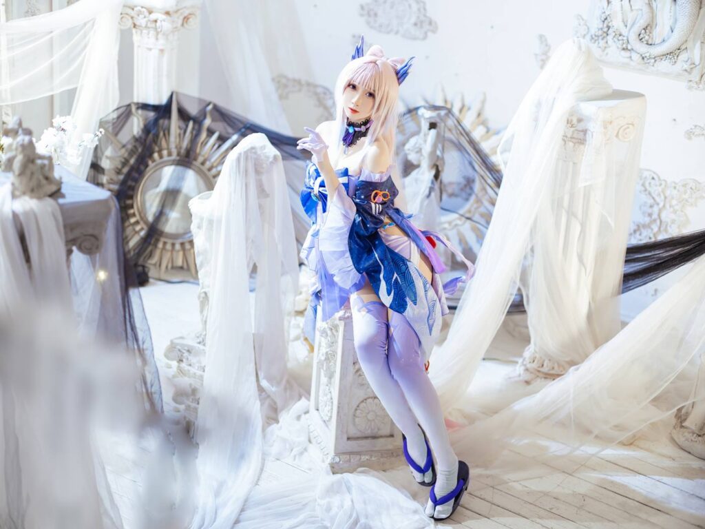 焖焖碳 NO.034 – 珊瑚宫心海[15P/532MB]插图