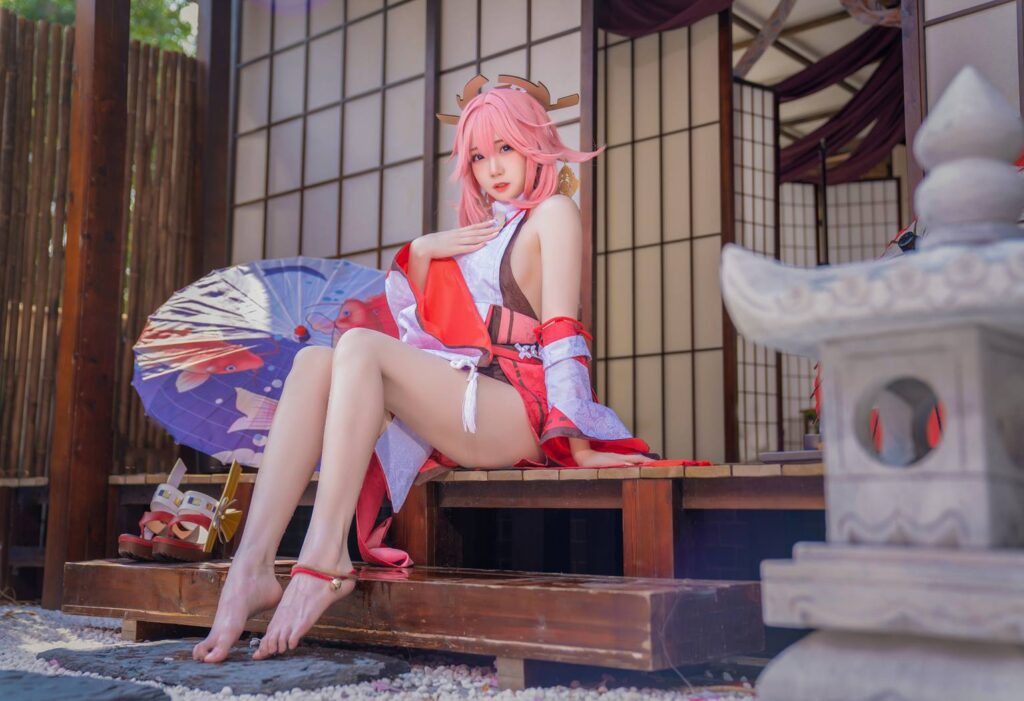 焖焖碳 NO.039 – 八重神子[15P/135MB]插图3