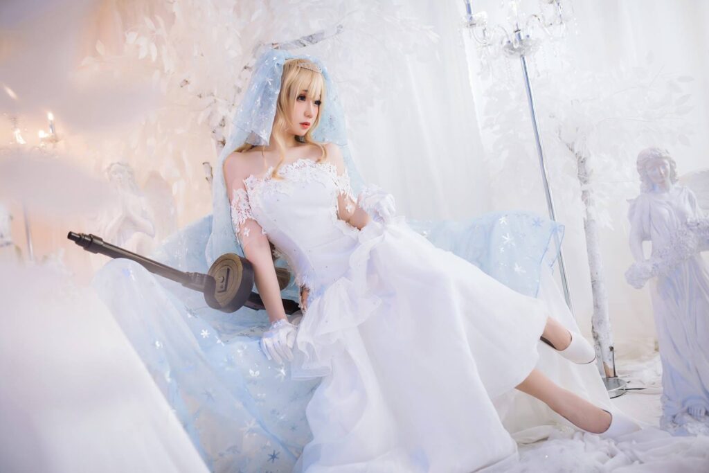 焖焖碳 NO.043 – 少女前线 索米 婚纱[42P/148MB]插图3