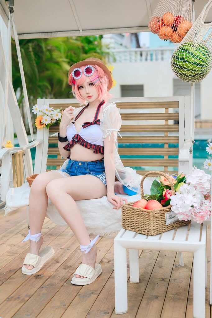 焖焖碳 NO.047 – 明日方舟 澄闪泳装[22P/166MB]插图2