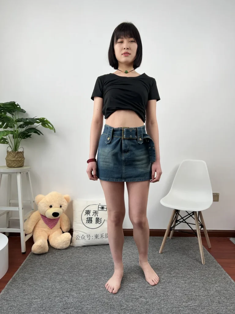 三禾摄影 NO.029 牛仔裙 高跟鞋[225P/1V/1.48GB]插图2