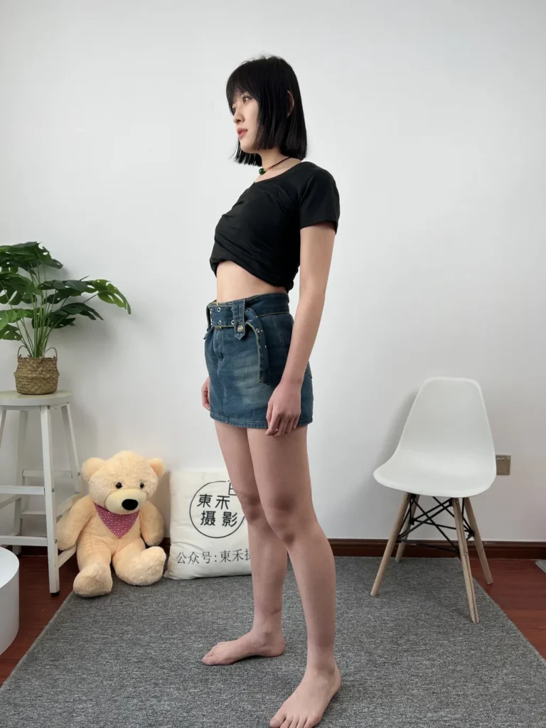 三禾摄影 NO.029 牛仔裙 高跟鞋[225P/1V/1.48GB]插图1