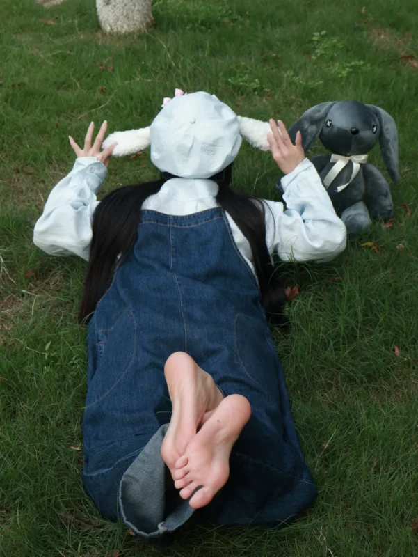 小羊蛋卷 004 背带裤[14P/182M]-无料摄影圈