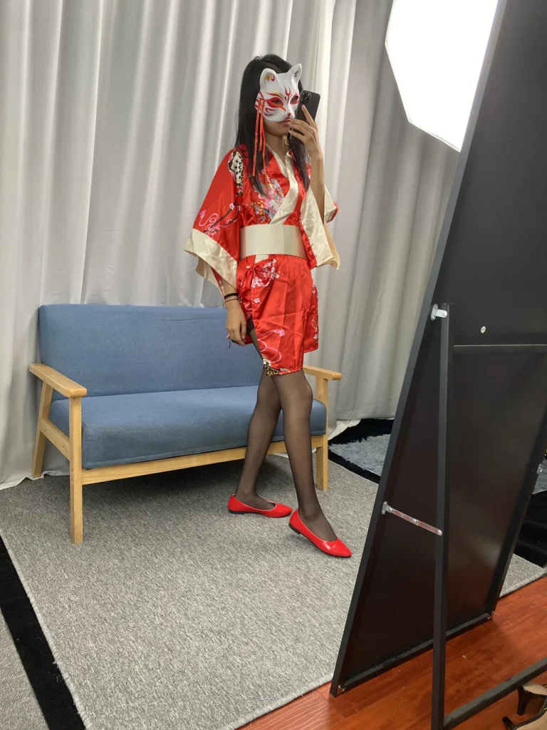 三禾摄影 NO.052 和服 黑丝 肉丝 平底鞋[226P/1V/3.14GB]插图2