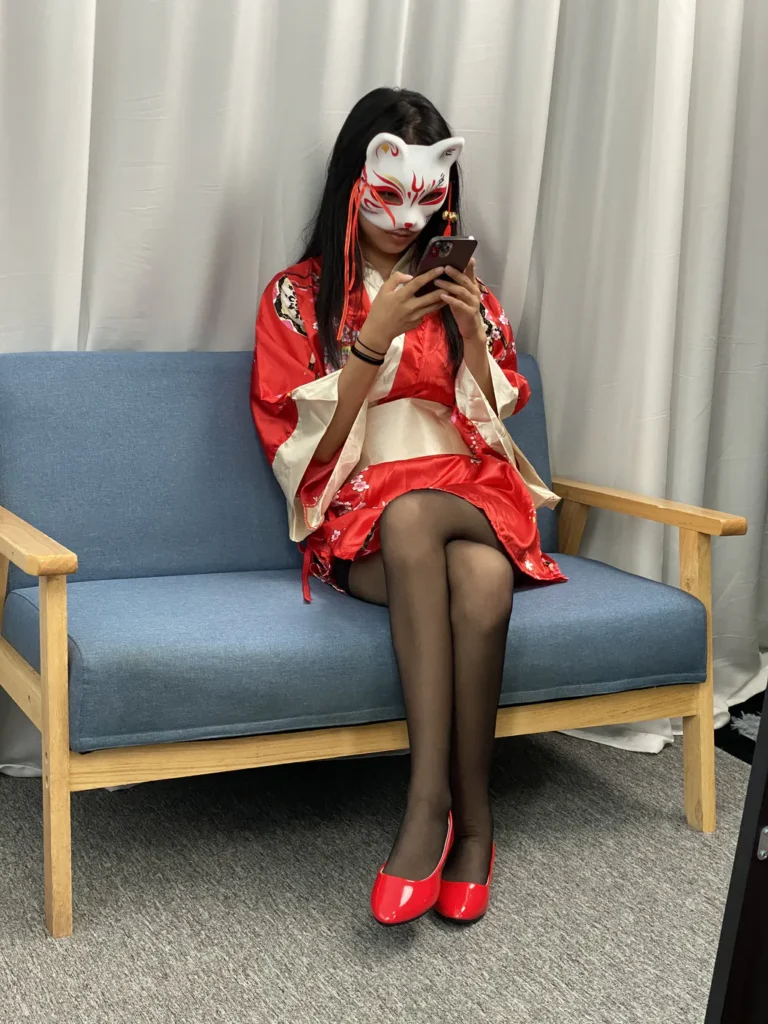 三禾摄影 NO.052 和服 黑丝 肉丝 平底鞋[226P/1V/3.14GB]插图1