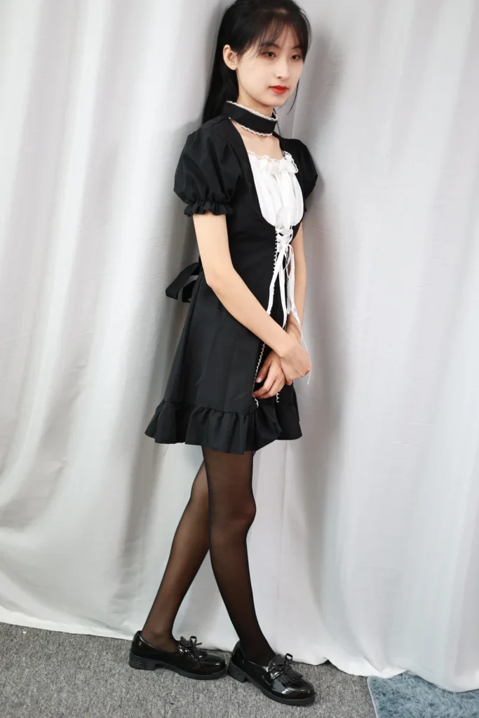 三禾摄影 NO.053 女仆装 黑丝 小皮鞋[177P/1V/1.13GB]插图2