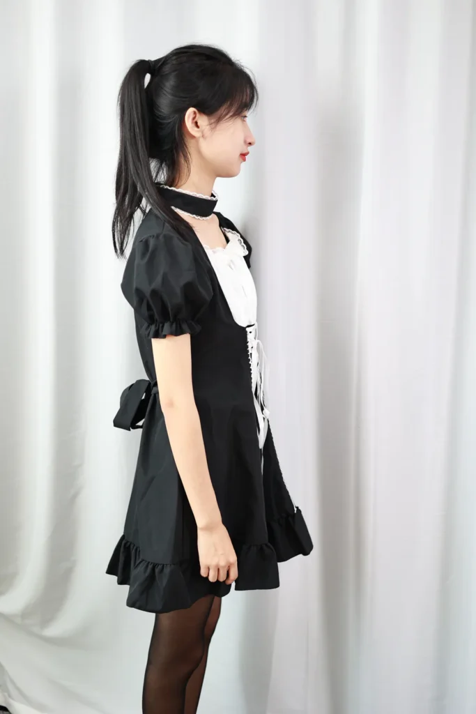 三禾摄影 NO.053 女仆装 黑丝 小皮鞋[177P/1V/1.13GB]插图3