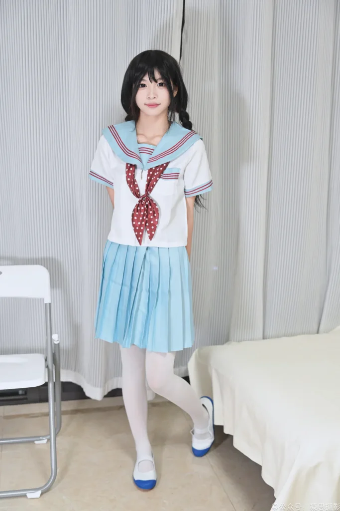 凝思摄影 NO.053 沅沅-jk制服、白丝、室内鞋[140P/1V/5.45GB]插图