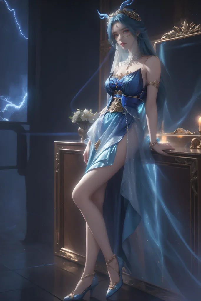 AI绘画 932 龙女[21P/290MB]插图