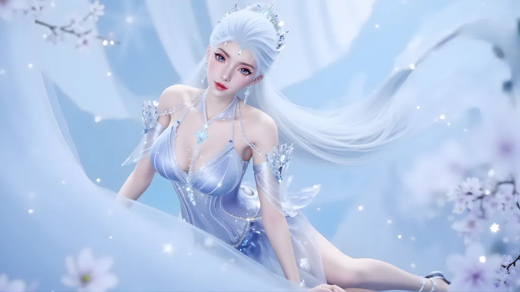 AI绘画 959 白泽-雪女[34P/197M]插图2