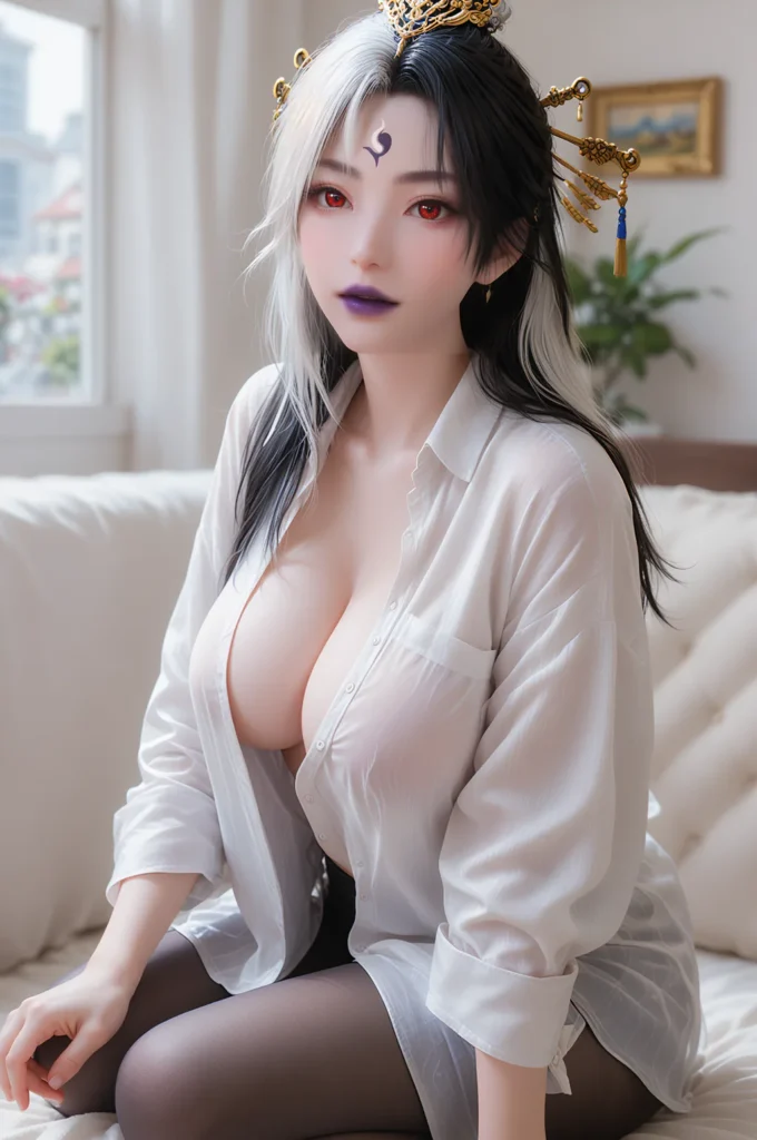 AI绘画 968 阴阳圣女[11P/68MB]插图1